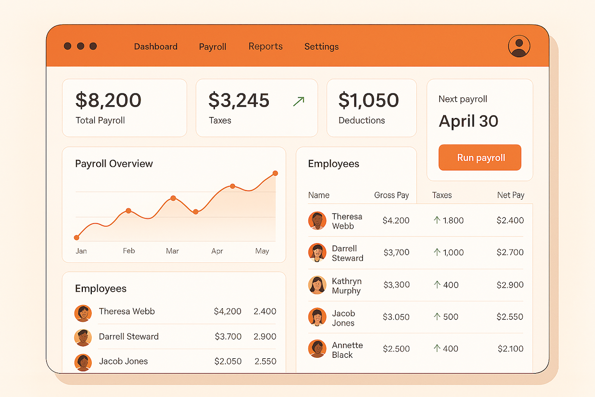 Affordable Ontario Payroll Dashboard - Divino Business Solutions